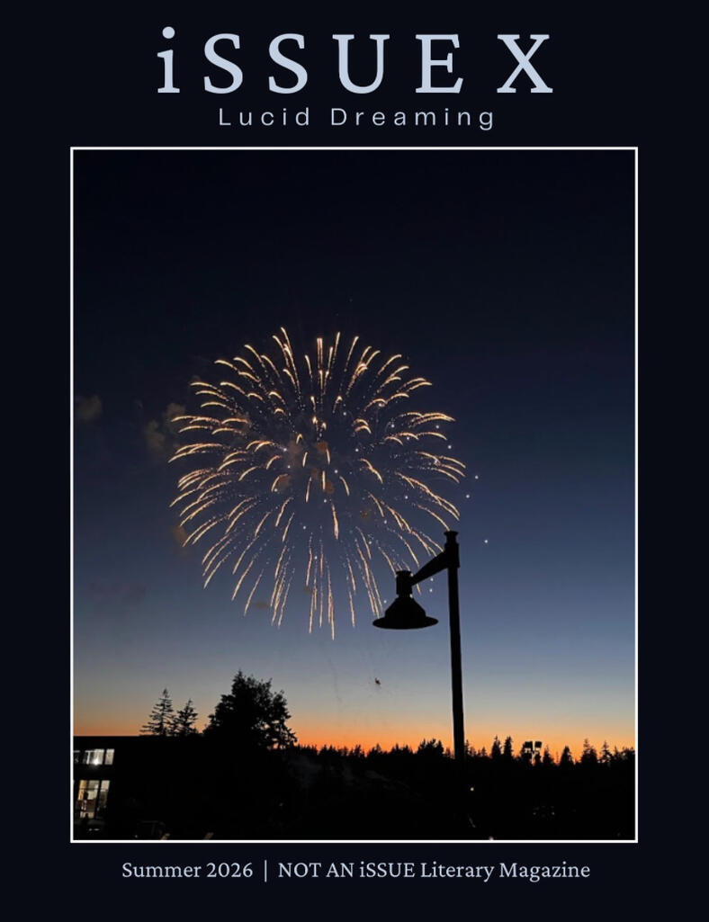 test June 2026 issue 10, theme: lucid dreaming. fireworks